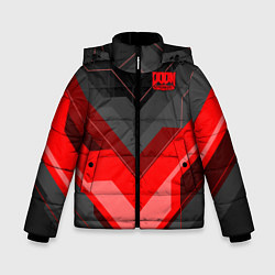 Куртка зимняя для мальчика DOOM Eternal, цвет: 3D-черный