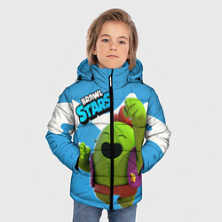 Куртка зимняя для мальчика Brawn Stars Spike, цвет: 3D-черный — фото 2