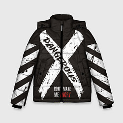 Куртка зимняя для мальчика Off-White: Dangerous, цвет: 3D-черный