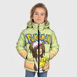 Куртка зимняя для мальчика POKEMON, цвет: 3D-черный — фото 2