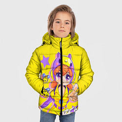 Куртка зимняя для мальчика BEA, цвет: 3D-черный — фото 2