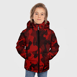 Куртка зимняя для мальчика RED MILITARY, цвет: 3D-красный — фото 2