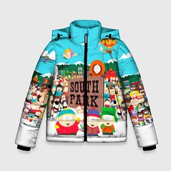 Куртка зимняя для мальчика South Park, цвет: 3D-черный