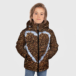 Куртка зимняя для мальчика I love гречка, цвет: 3D-светло-серый — фото 2