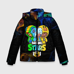 Куртка зимняя для мальчика Brawl Stars Leon Trio, цвет: 3D-черный