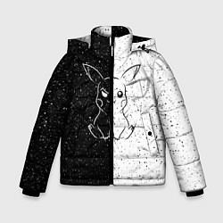 Куртка зимняя для мальчика ПИКАЧУ, цвет: 3D-светло-серый