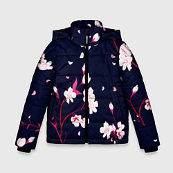 Куртка зимняя для мальчика Сакура, цвет: 3D-светло-серый