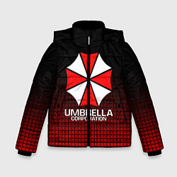 Куртка зимняя для мальчика UMBRELLA CORP, цвет: 3D-черный