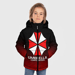 Куртка зимняя для мальчика UMBRELLA CORP, цвет: 3D-черный — фото 2