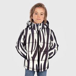 Куртка зимняя для мальчика Я зебра, цвет: 3D-красный — фото 2