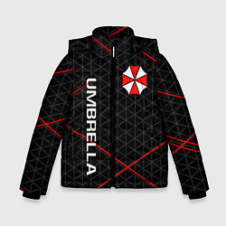 Куртка зимняя для мальчика UMBRELLA CORP, цвет: 3D-светло-серый