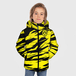 Куртка зимняя для мальчика FC Borussia, цвет: 3D-черный — фото 2