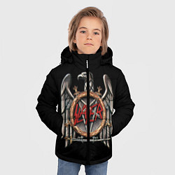 Куртка зимняя для мальчика Slayer 72, цвет: 3D-светло-серый — фото 2
