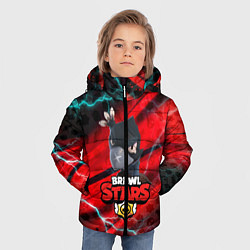 Куртка зимняя для мальчика BRAWL STARS:CROW, цвет: 3D-черный — фото 2