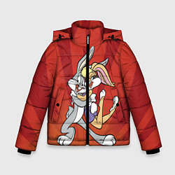 Куртка зимняя для мальчика Лола и Багз, цвет: 3D-светло-серый