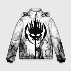 Куртка зимняя для мальчика THE OFFSPRING, цвет: 3D-черный