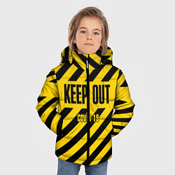 Куртка зимняя для мальчика Keep out, цвет: 3D-черный — фото 2