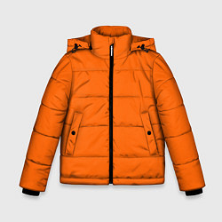 Зимняя куртка для мальчика Цвет апельсиновая корка