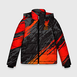 Куртка зимняя для мальчика Liverpool F C, цвет: 3D-черный