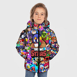 Куртка зимняя для мальчика BRAWL STARS EL PRIMO, цвет: 3D-светло-серый — фото 2