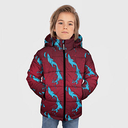 Куртка зимняя для мальчика ДУХ ВОДЫ, цвет: 3D-черный — фото 2