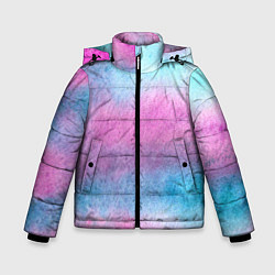 Куртка зимняя для мальчика Краски, цвет: 3D-черный
