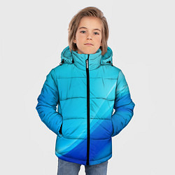 Куртка зимняя для мальчика Волна, цвет: 3D-черный — фото 2