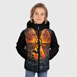 Куртка зимняя для мальчика VULKAN, цвет: 3D-черный — фото 2