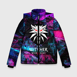 Куртка зимняя для мальчика The Witcher 3, цвет: 3D-черный
