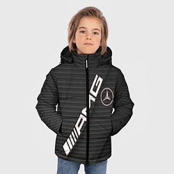 Куртка зимняя для мальчика Mercedes, цвет: 3D-черный — фото 2