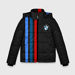Куртка зимняя для мальчика BMW CARBON, цвет: 3D-светло-серый