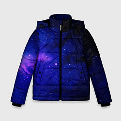Куртка зимняя для мальчика КОСМОС, цвет: 3D-черный