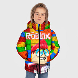 Куртка зимняя для мальчика ROBLOX 3, цвет: 3D-светло-серый — фото 2