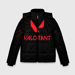 Куртка зимняя для мальчика VALORANT, цвет: 3D-красный