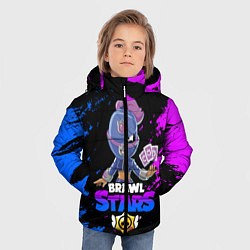 Куртка зимняя для мальчика Brawl Stars TARA, цвет: 3D-черный — фото 2