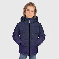 Куртка зимняя для мальчика Космос, цвет: 3D-черный — фото 2