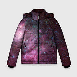 Куртка зимняя для мальчика Birth and death of stars, цвет: 3D-черный