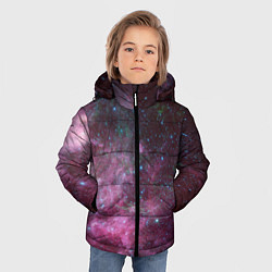 Куртка зимняя для мальчика Birth and death of stars, цвет: 3D-черный — фото 2