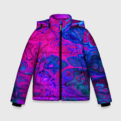 Куртка зимняя для мальчика FRACTAL, цвет: 3D-черный