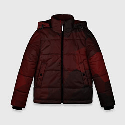 Куртка зимняя для мальчика Пикси кристаллы, цвет: 3D-черный