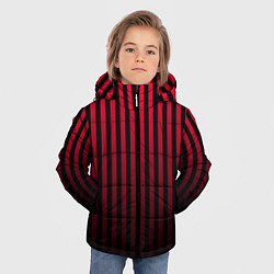 Куртка зимняя для мальчика Пикси полосы, цвет: 3D-светло-серый — фото 2