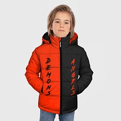 Куртка зимняя для мальчика AngelsDemons, цвет: 3D-черный — фото 2