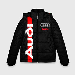 Куртка зимняя для мальчика AUDI SPORT CARBON, цвет: 3D-черный