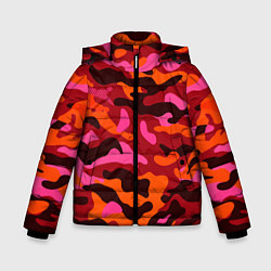 Зимняя куртка для мальчика CAMOUFLAGE RED