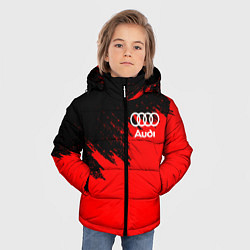Куртка зимняя для мальчика AUDI, цвет: 3D-черный — фото 2