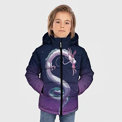 Куртка зимняя для мальчика Унесённые призраками, цвет: 3D-черный — фото 2