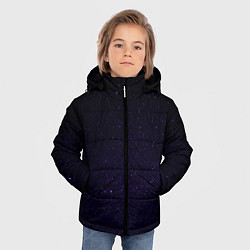 Куртка зимняя для мальчика Звездное небо, цвет: 3D-черный — фото 2
