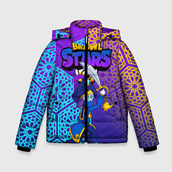 Куртка зимняя для мальчика MORTIS BRAWL STARS, цвет: 3D-светло-серый