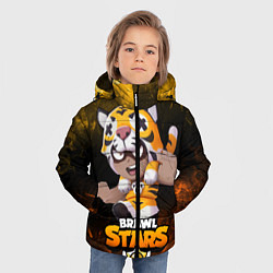 Куртка зимняя для мальчика НИТА БРАВЛ СТАРС, цвет: 3D-черный — фото 2
