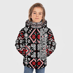 Куртка зимняя для мальчика Лес мой храм, цвет: 3D-светло-серый — фото 2